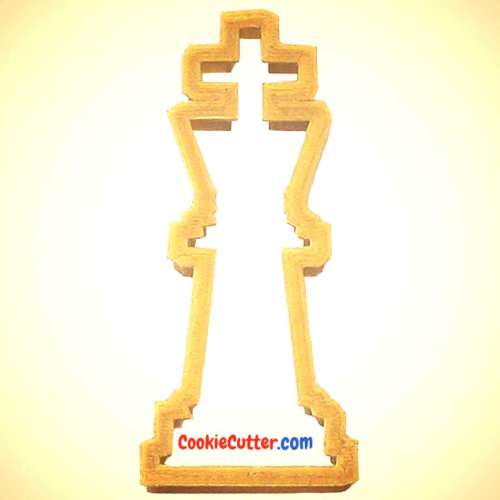 King Chess Piece Cookie Cutter - Click Image to Close